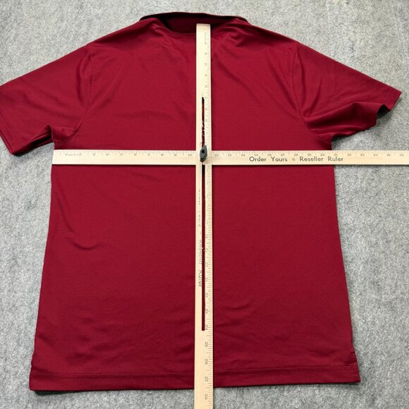 South Carolina Gamecocks Under Armour Polo Shirt Men M Red Loose Performance - Picture 9 of 13